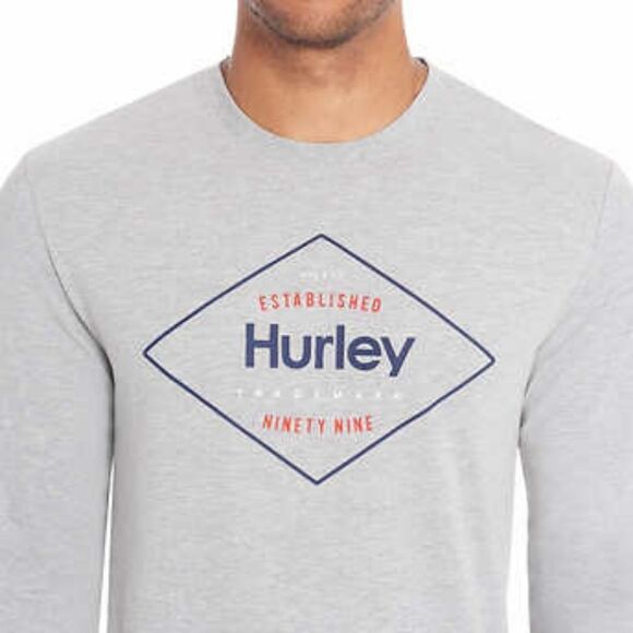 Hurley Men’s Long Sleeve Graphic Tee - Picture 4 of 4